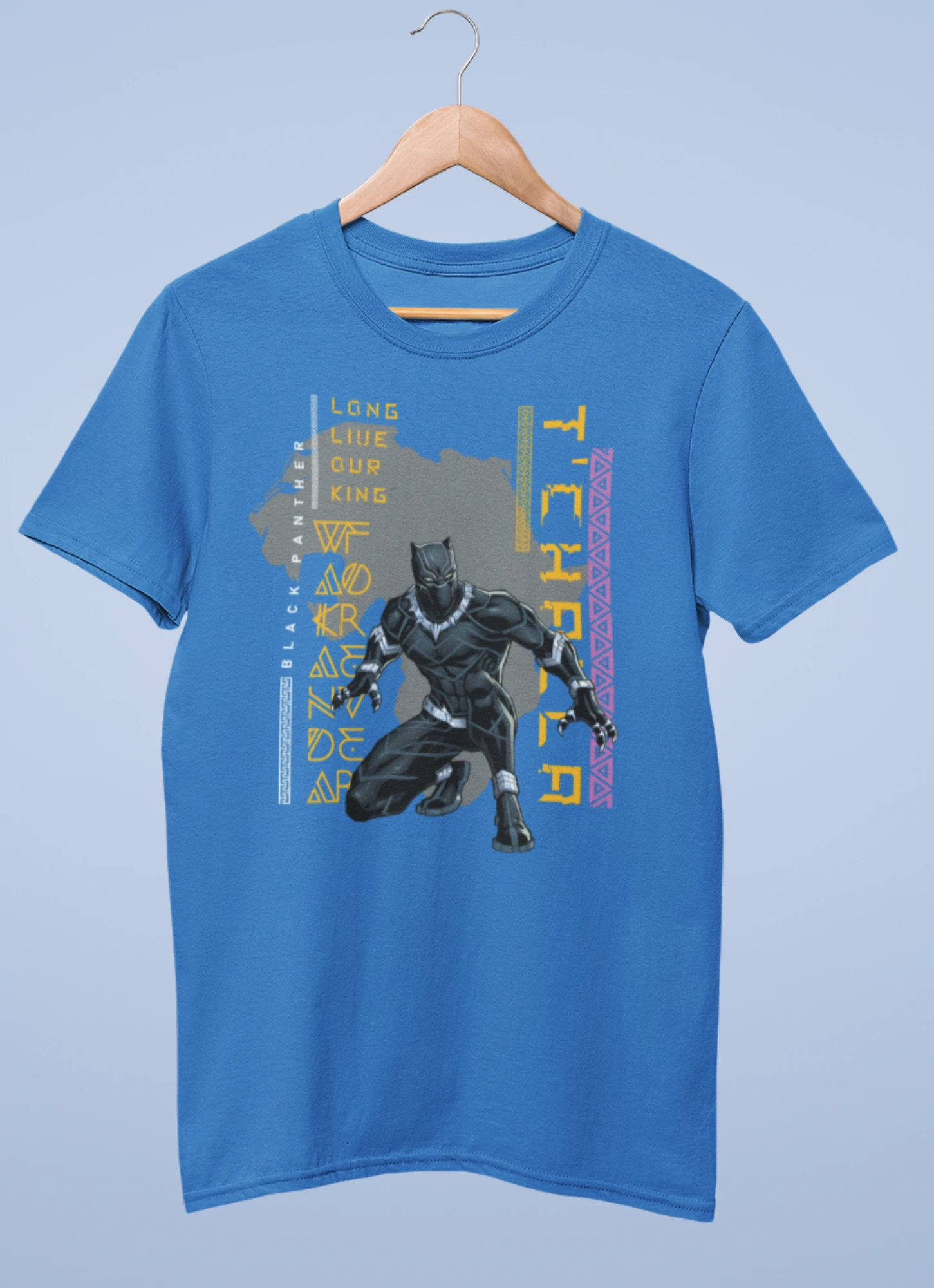 Black panther premium cotton half sleeve unisex t shirts