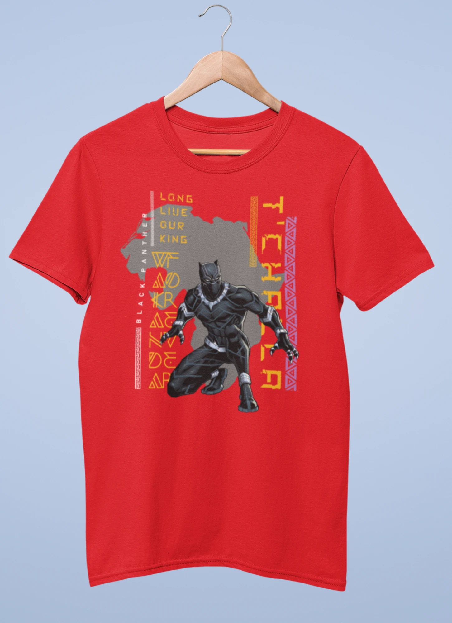 Black panther premium cotton half sleeve unisex t shirts - Image 6