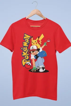 Pokemon premium cotton half sleeve unisex t shirts
